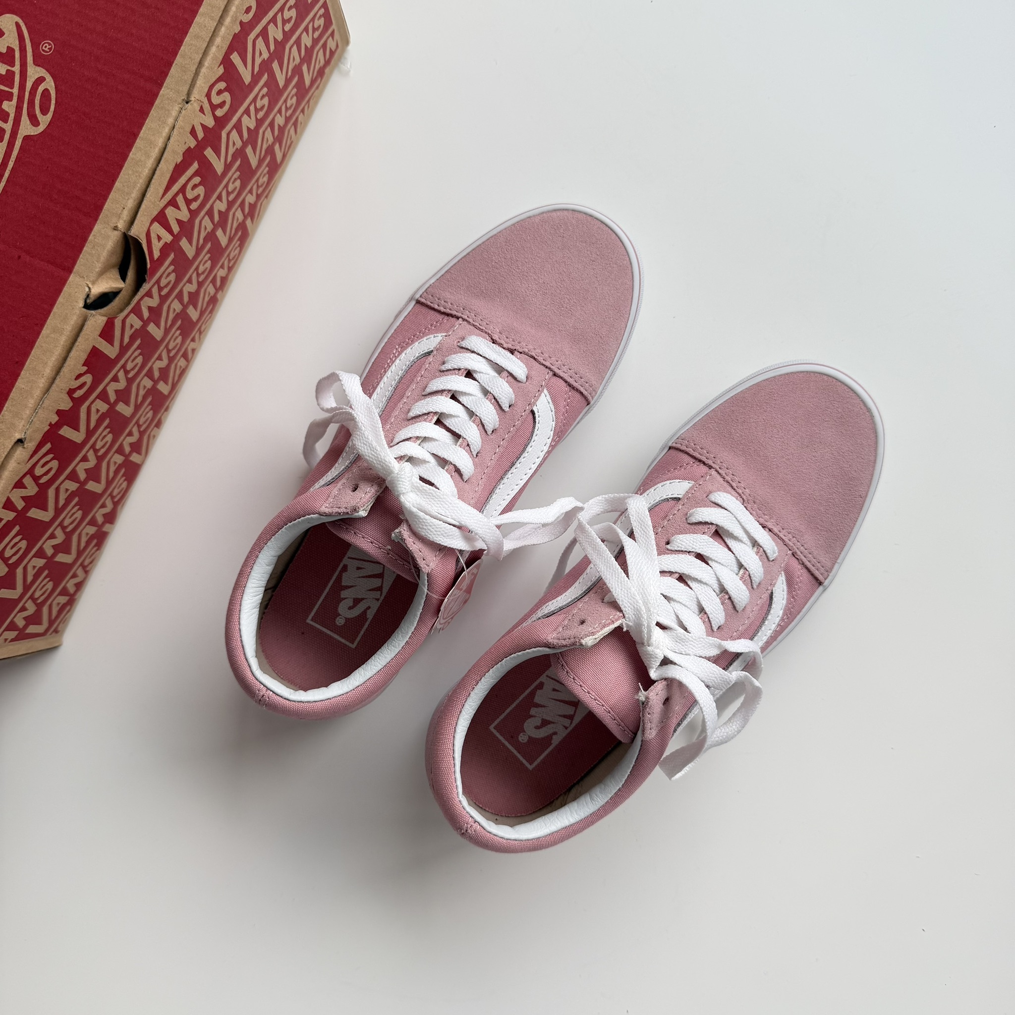 特價出清┃VANS OLD SKOOL 粉紅色 麂皮 帆布