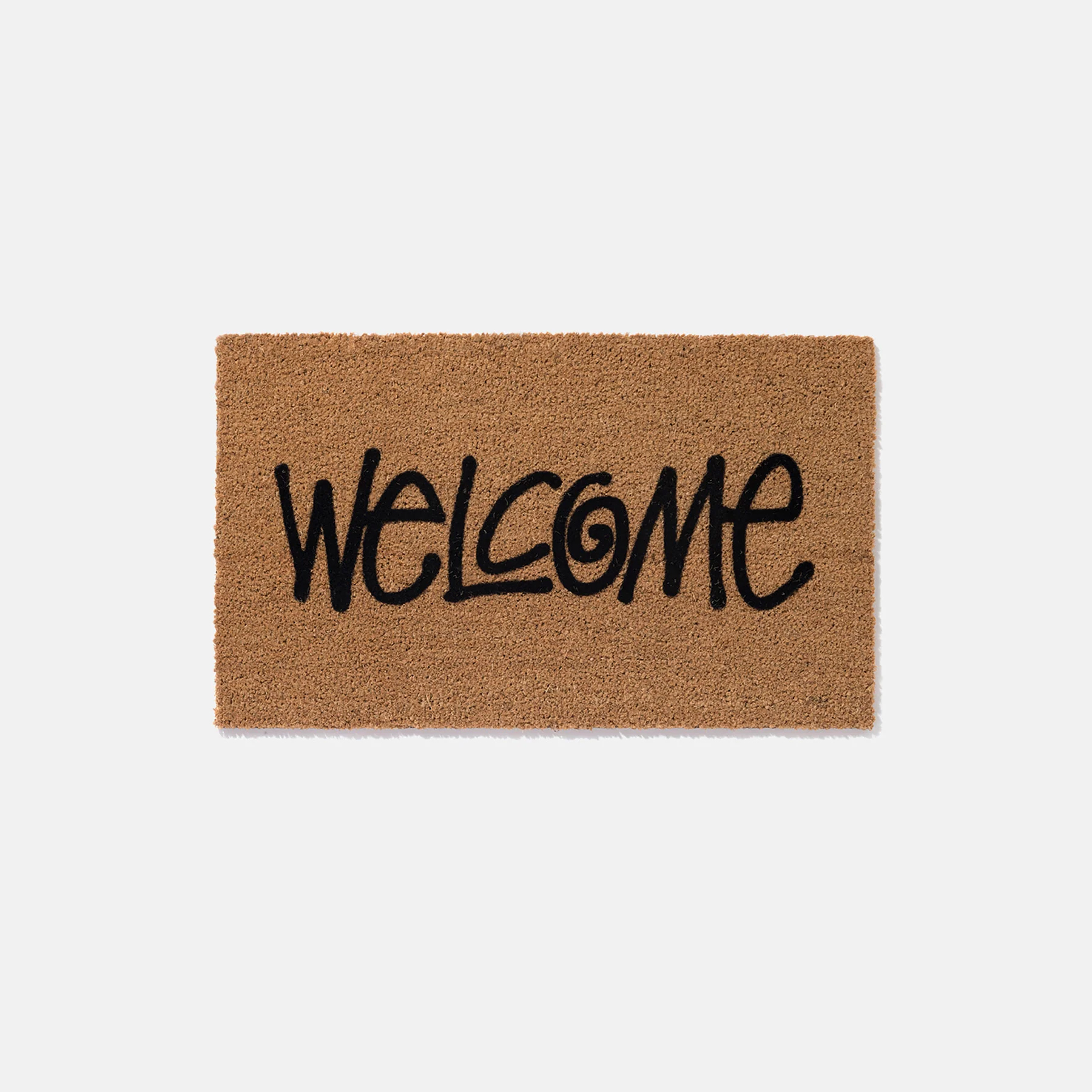 -(C032)-STUSSY WELCOME DOOR MAT 迎賓地墊 咖啡色