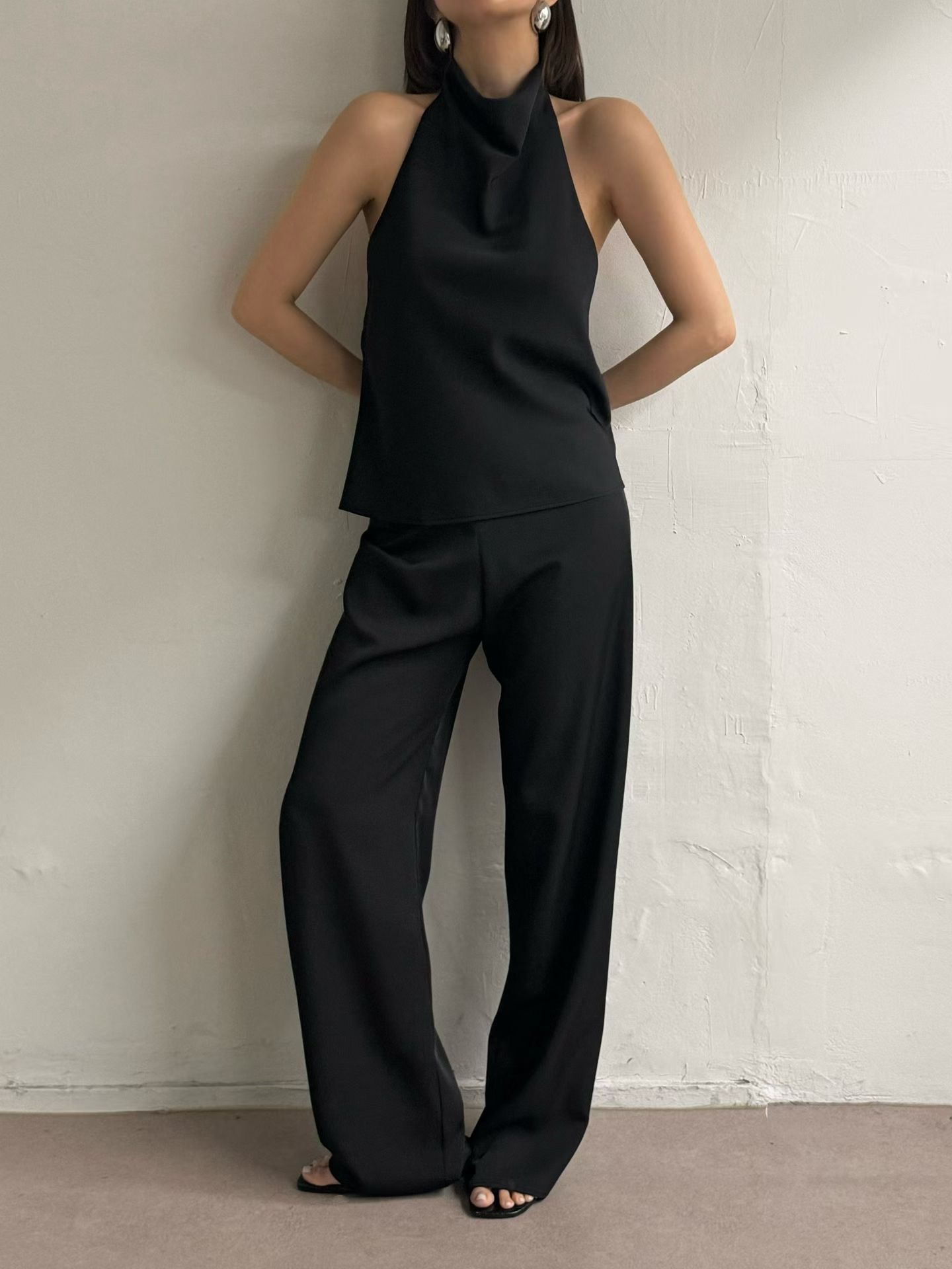 Elastic set pants