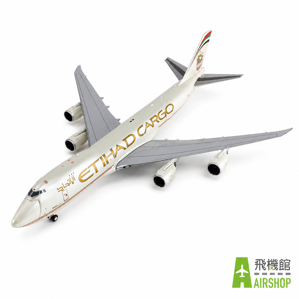JC wings 1/400 阿提哈德航空貨運 波音747-8F N855GT 標準塗裝