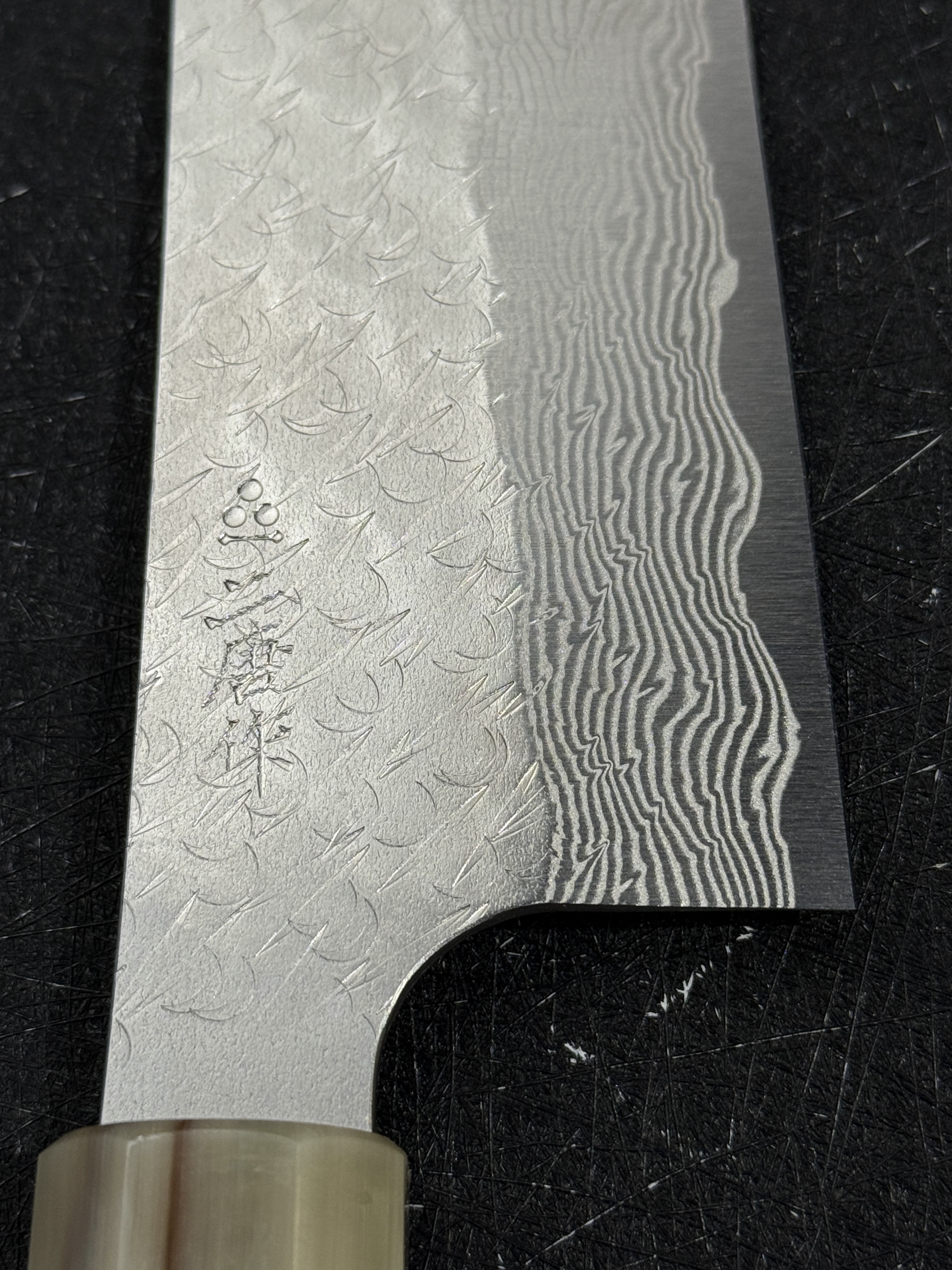 二唐刃物 SPG STRIX 槌目 墨流 文化