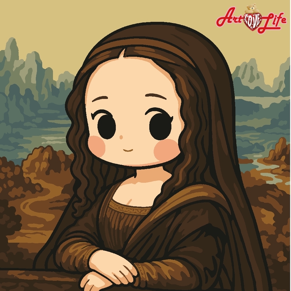 【AQ039】Q版蒙娜麗莎