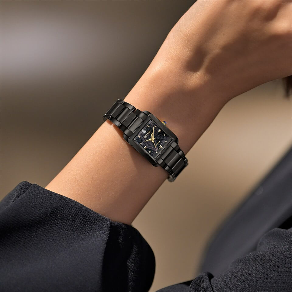 Citizen 星辰 EW5636-55E Quartz L LIGHT in BLACK 50th Anniversary Edition Limited Ladies 石英 L LIGHT 黑色 50週年紀念版 女士限量腕錶