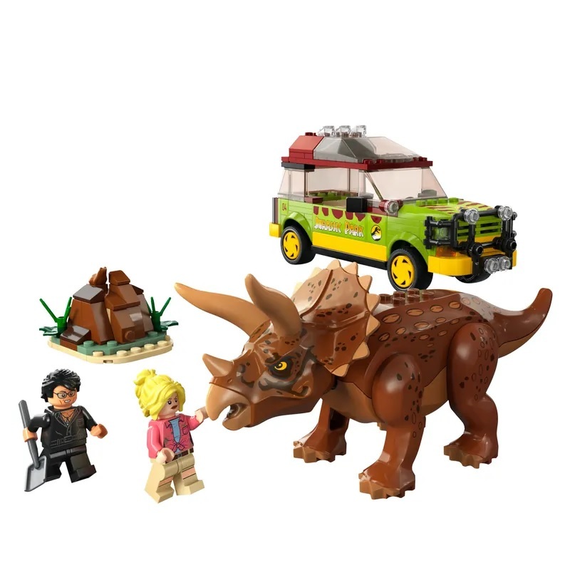 【玩具研究中心】LEGO 樂高 侏儸紀世界 三角龍研究 76959