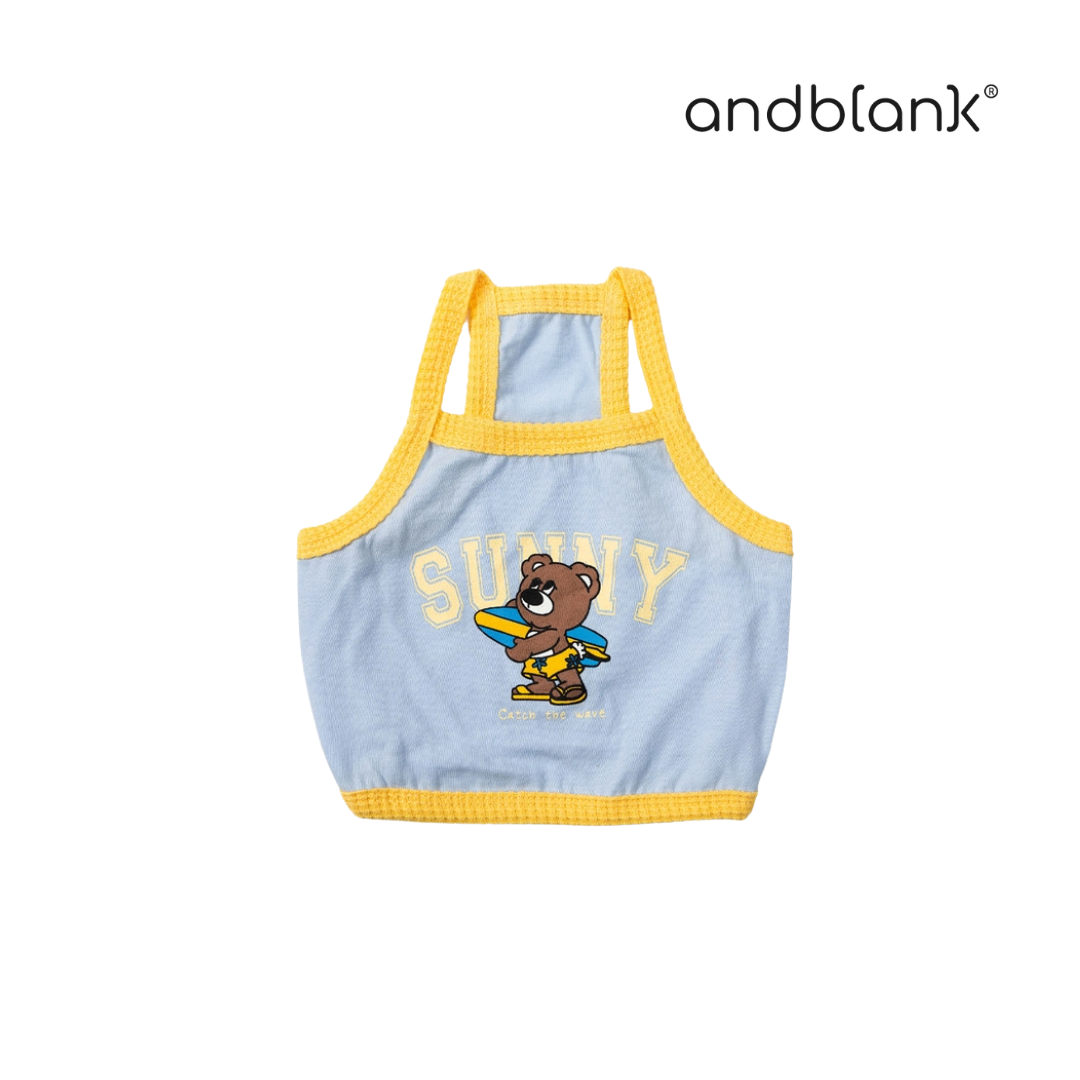 andblank 陽光熊短版背心