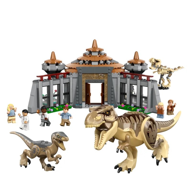 【玩具研究中心】LEGO 樂高 侏儸紀世界 遊客中心: 暴龍與迅猛龍突擊 76961