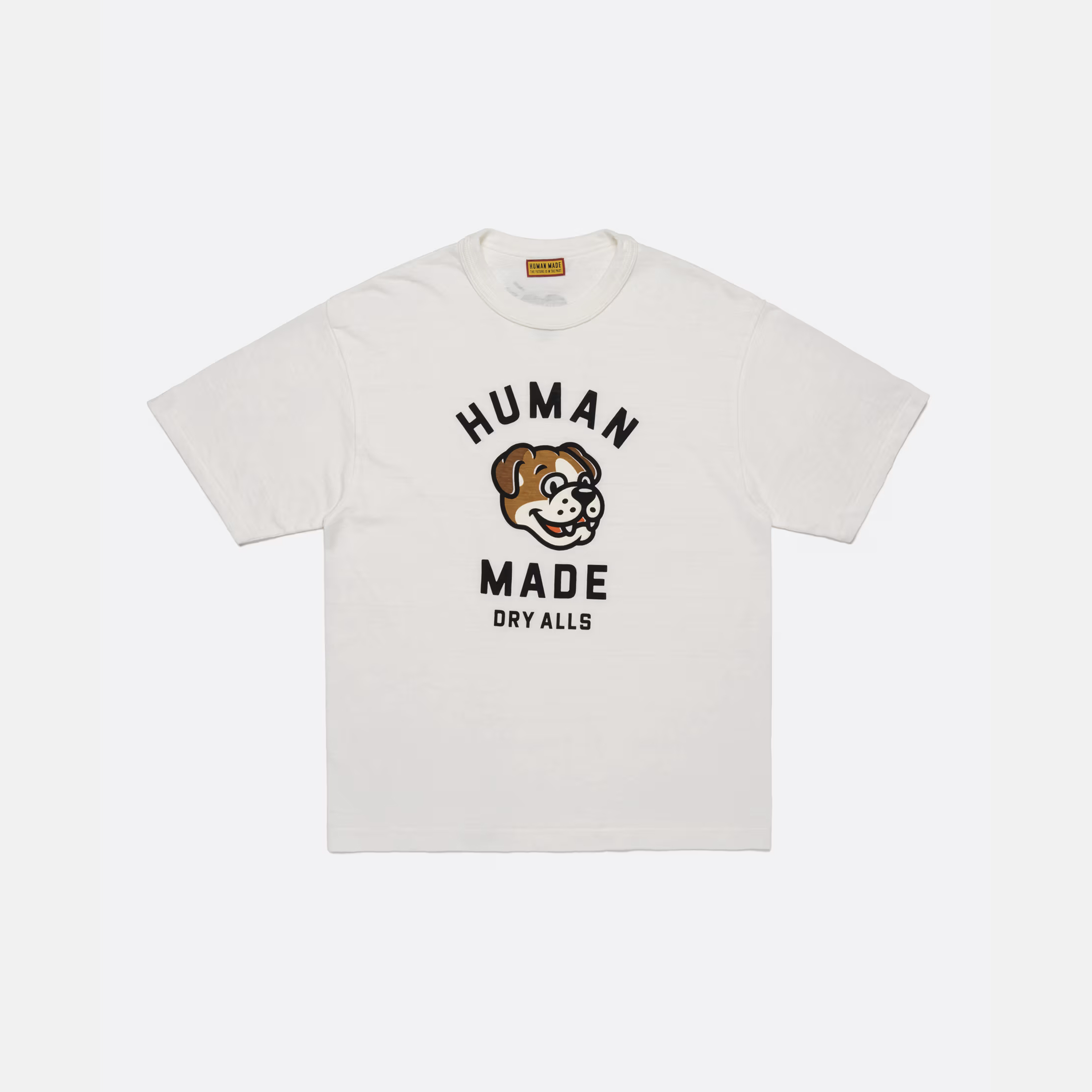 HUMAN MADE GRAPHIC T-SHIRT 動物大頭T 鬥牛犬 白-HM31TE011