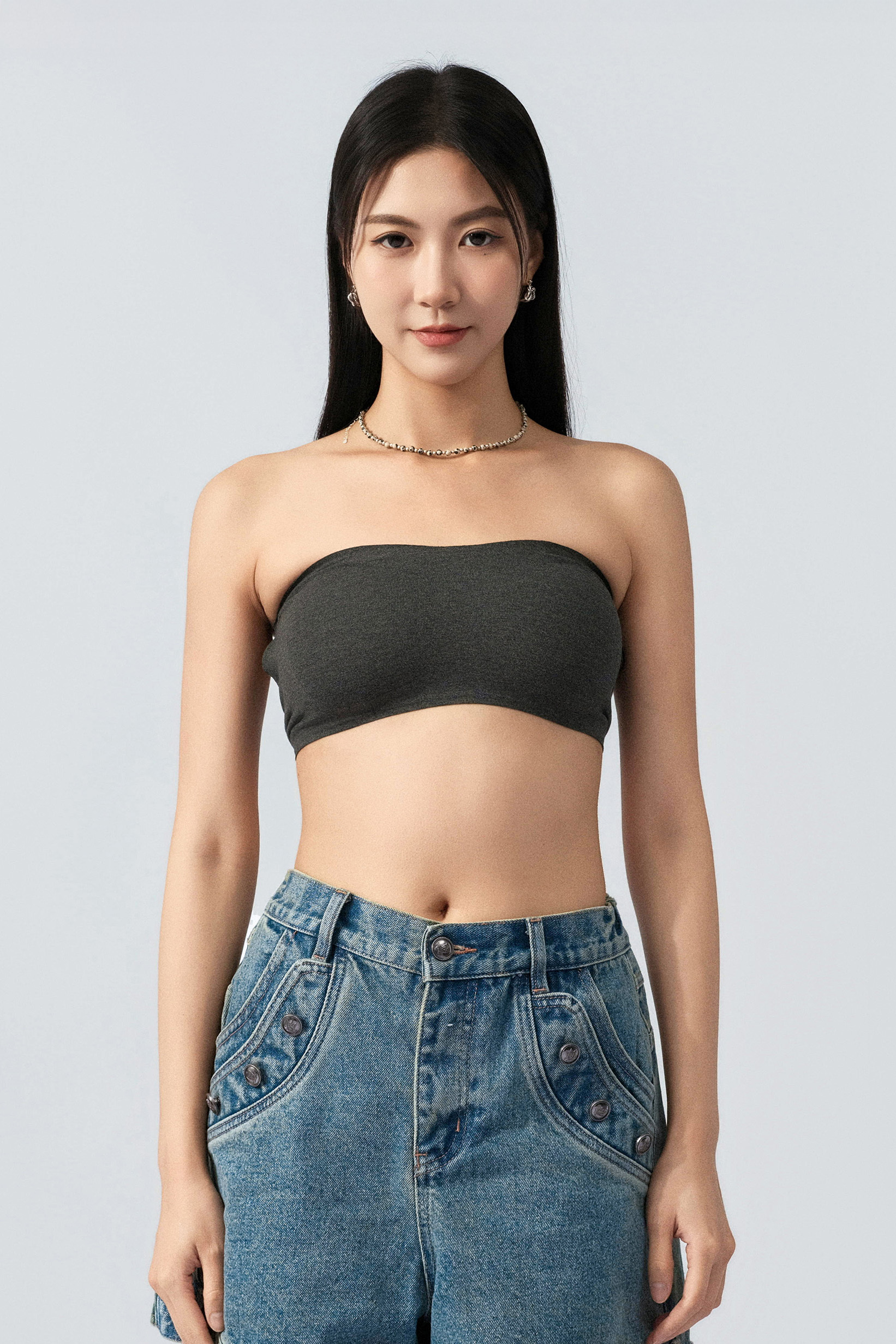 百搭無肩帶棉bra top（預購產品）