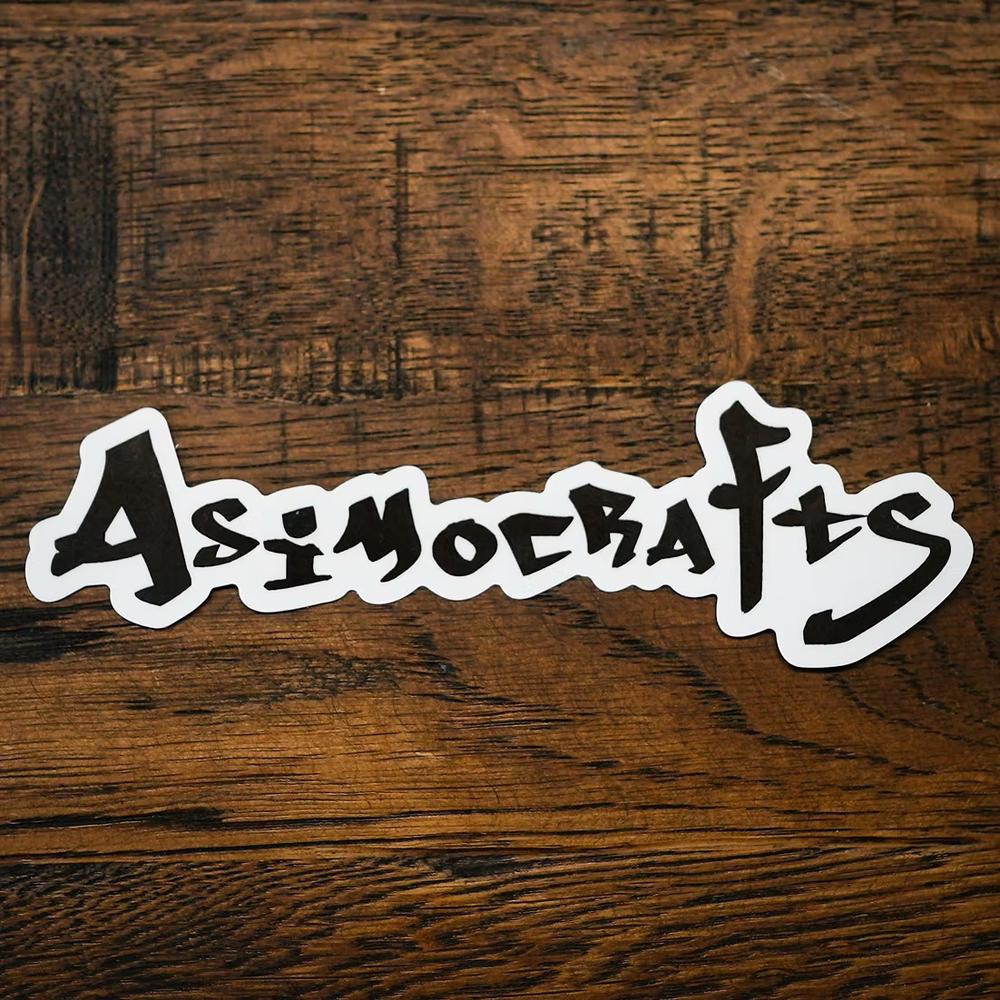 日本 Asimocrafts Sticker 3 貼紙（新版Logo）