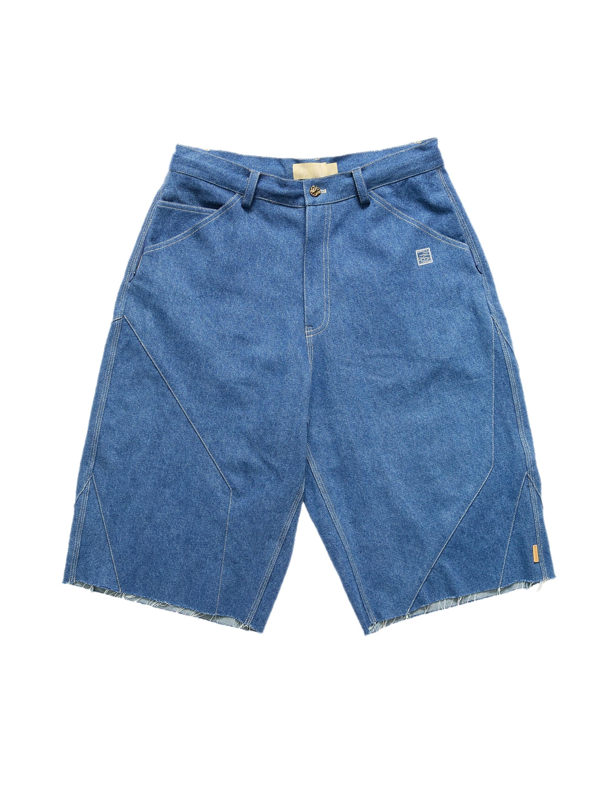 JIN 藍丹寧JORTS七分褲
