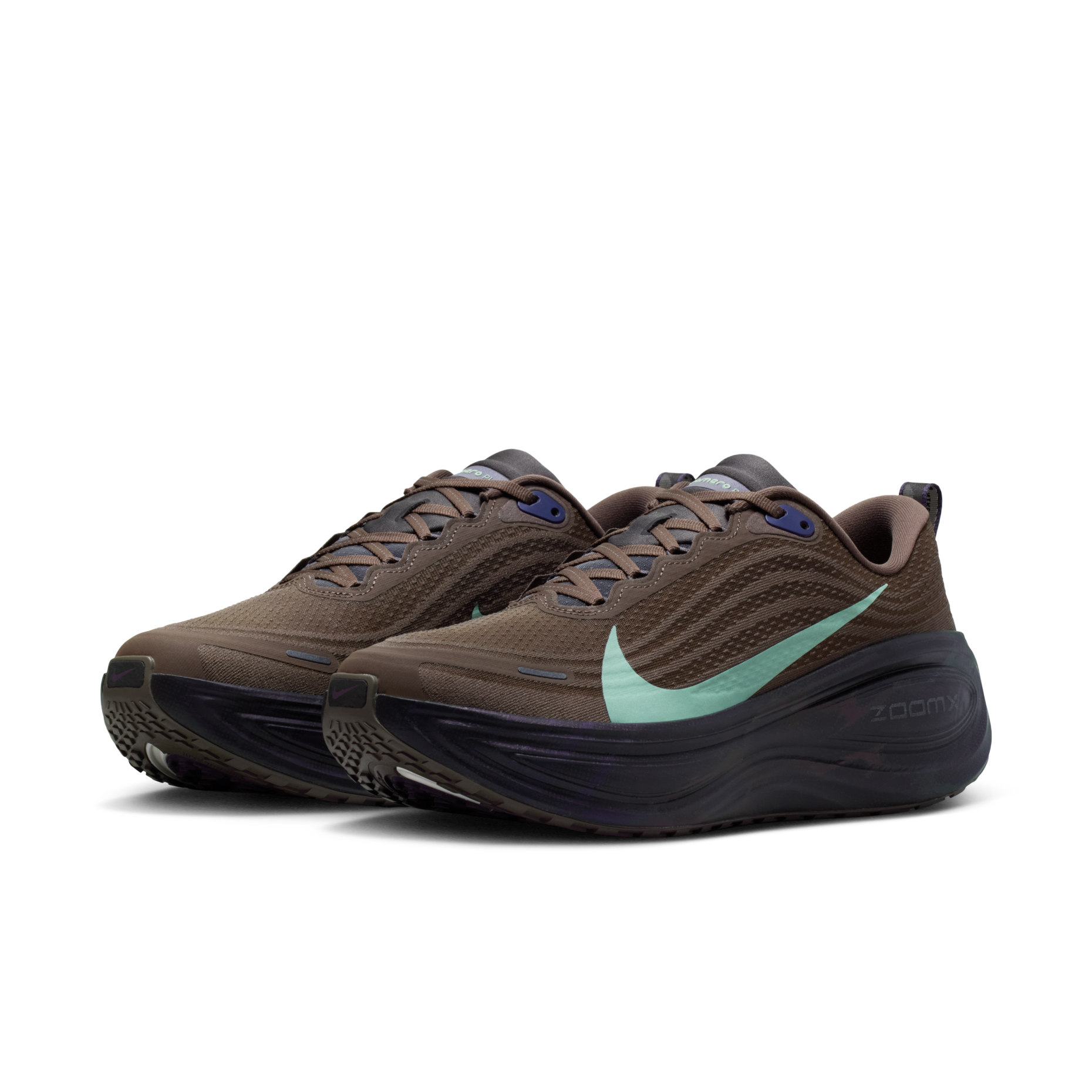 男鞋 NIKE VOMERO PLUS 深咖綠 氣墊 緩震 網布 透氣 休閒 跑步 運動鞋【IR7550-030】