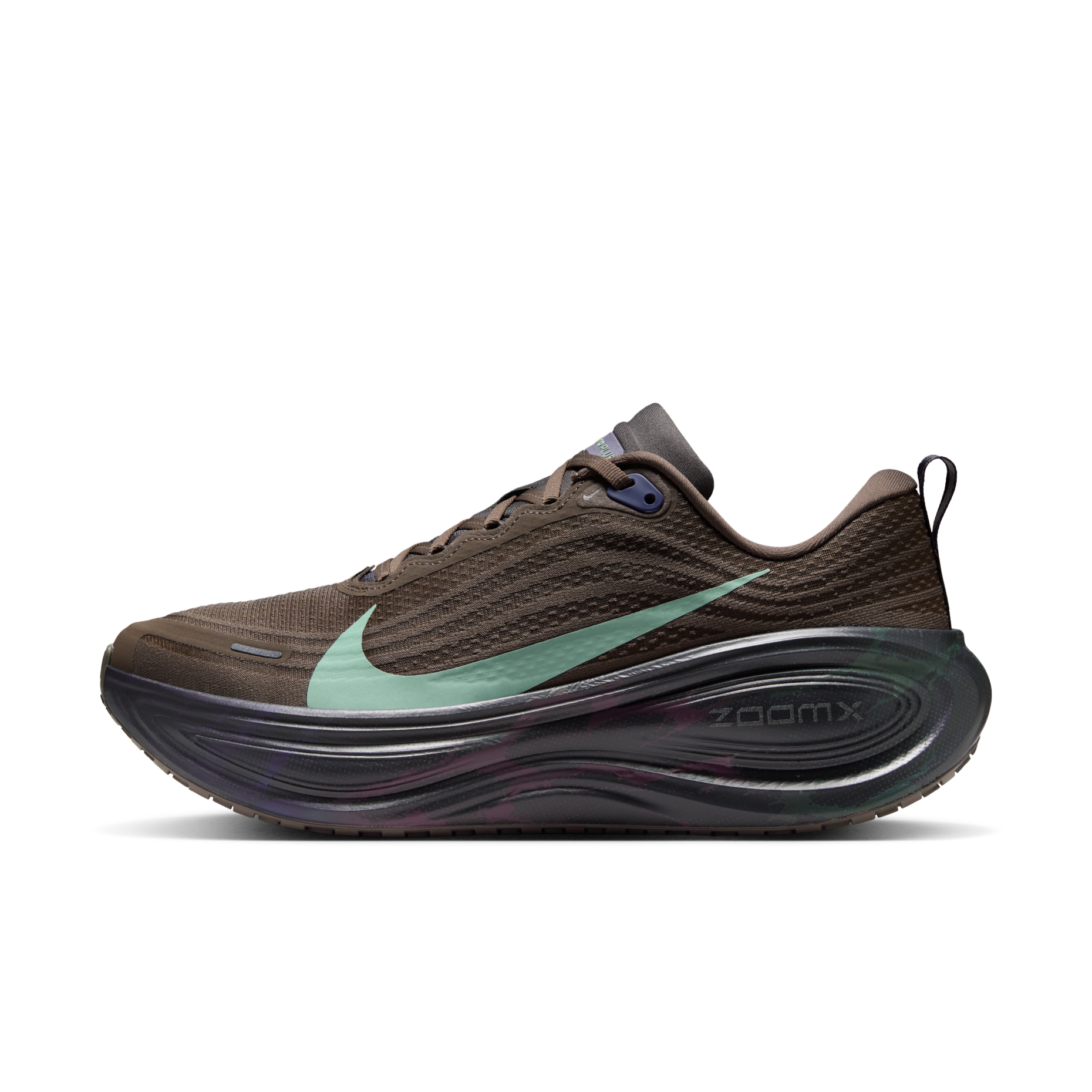 男鞋 NIKE VOMERO PLUS 深咖綠 氣墊 緩震 網布 透氣 休閒 跑步 運動鞋【IR7550-030】