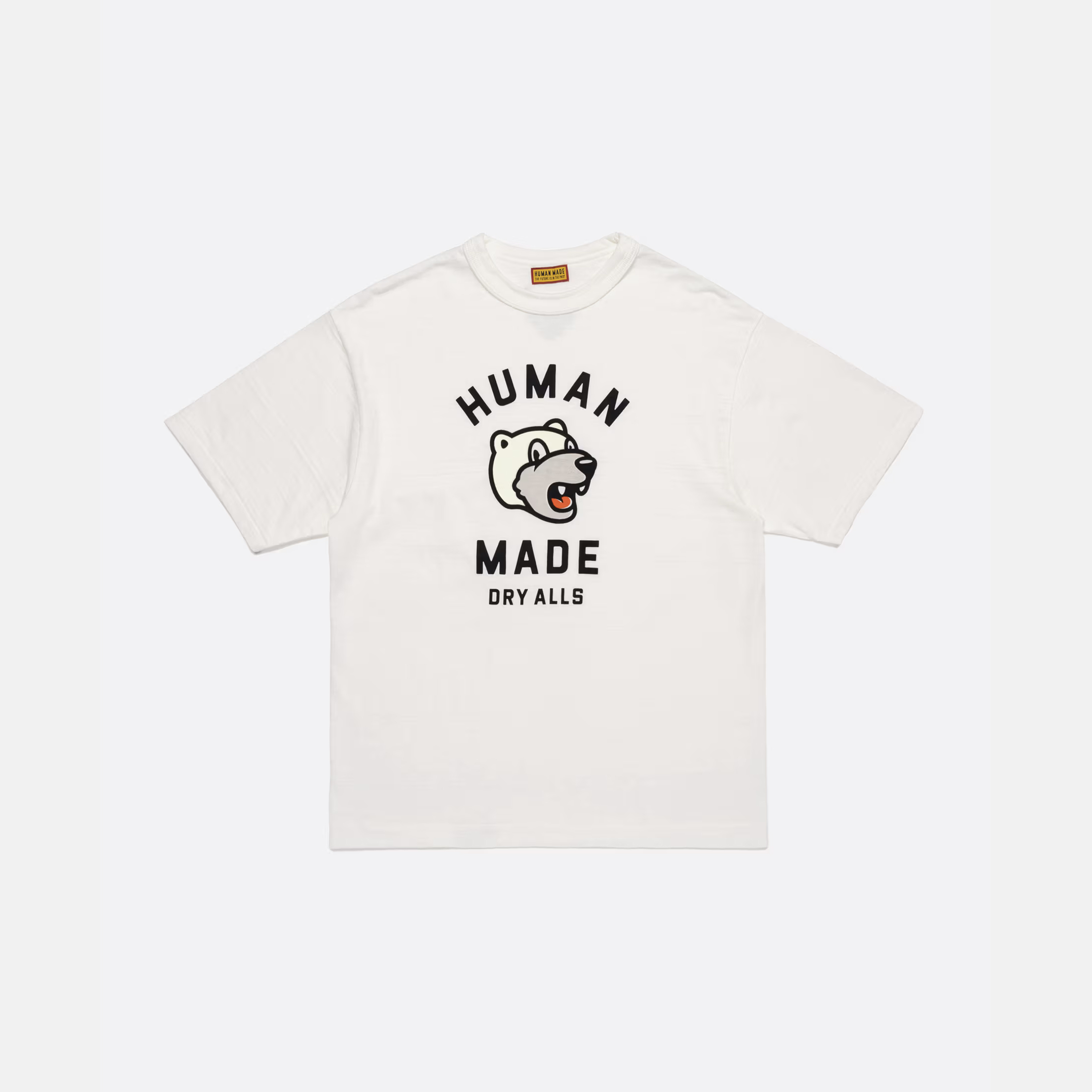 -(B021)-HUMAN MADE GRAPHIC T-SHIRT 動物大頭T 北極熊 白-HM31TE009