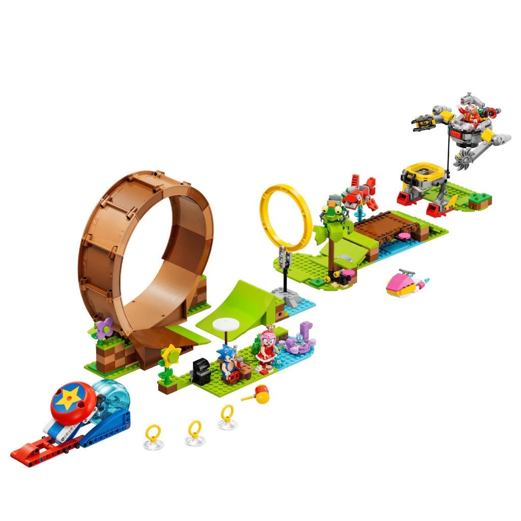 【玩具研究中心】LEGO 樂高 音速小子 音速小字的碧山區域環形挑戰 76994