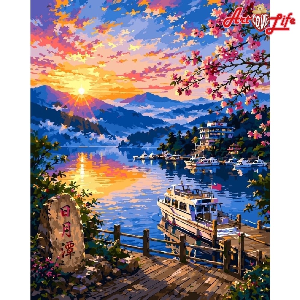 【TW085】台灣風情_日月潭晨曦