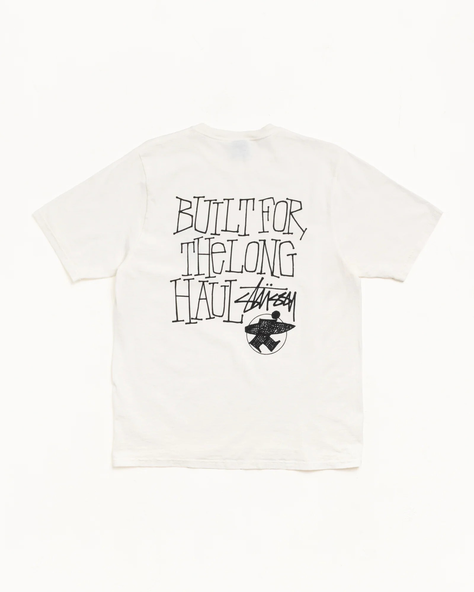 【現貨】美國代購 Stussy LONG HAUL TEE PIGMENT DYED 長板 衝浪小人 短袖 Tee