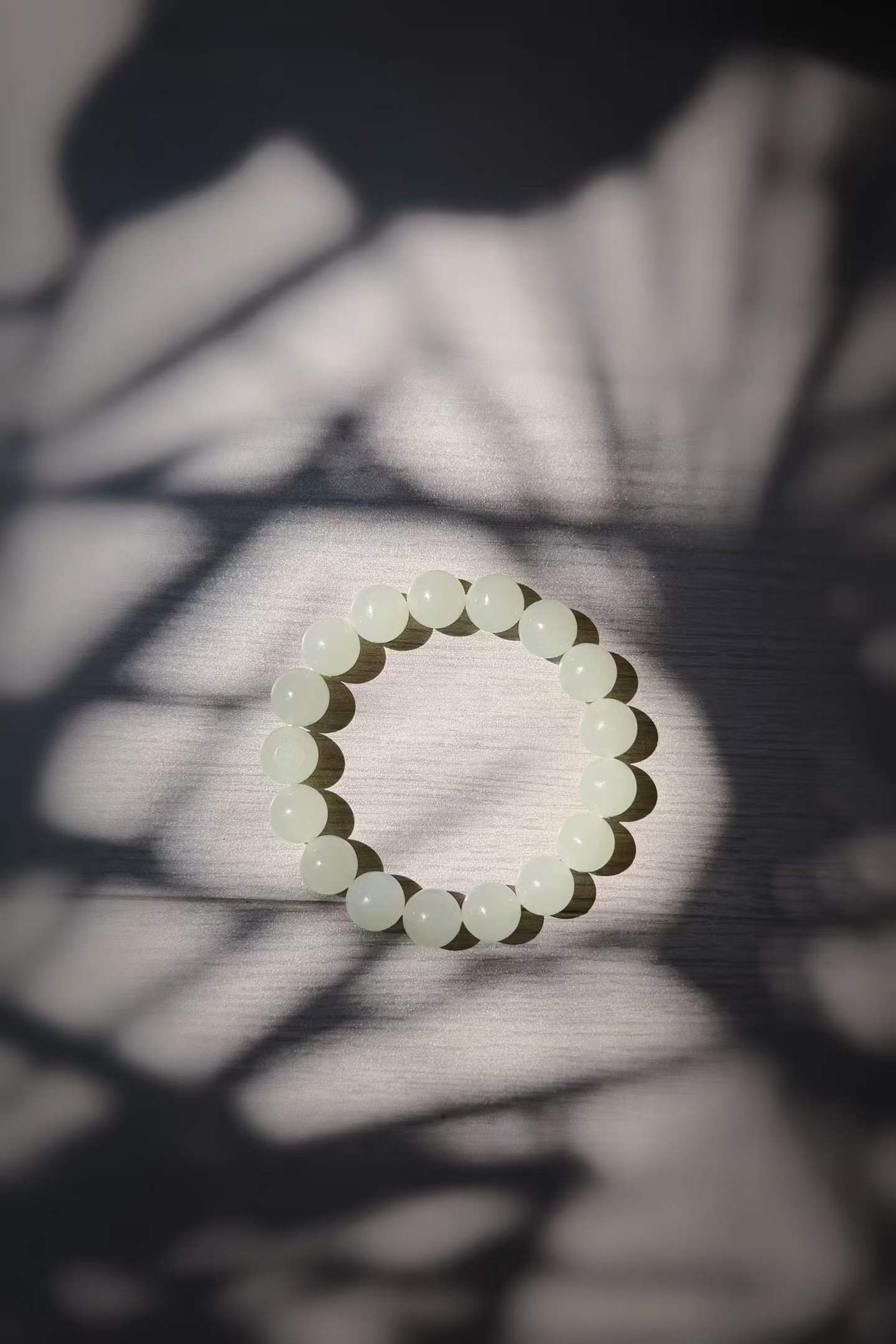 和田玉戈壁果凍手串 (12mm直徑),天然和田玉軟玉