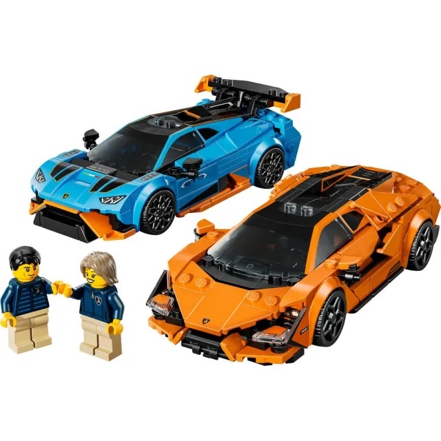 【玩具研究中心】LEGO 樂高 極速賽車 Lamborghini Revuelto 和 Huracan STO 77238