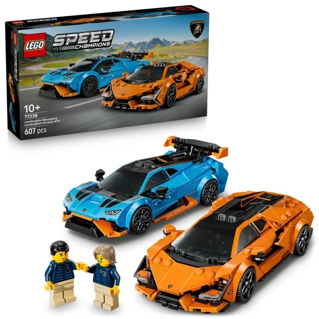 【玩具研究中心】LEGO 樂高 極速賽車 Lamborghini Revuelto 和 Huracan STO 77238