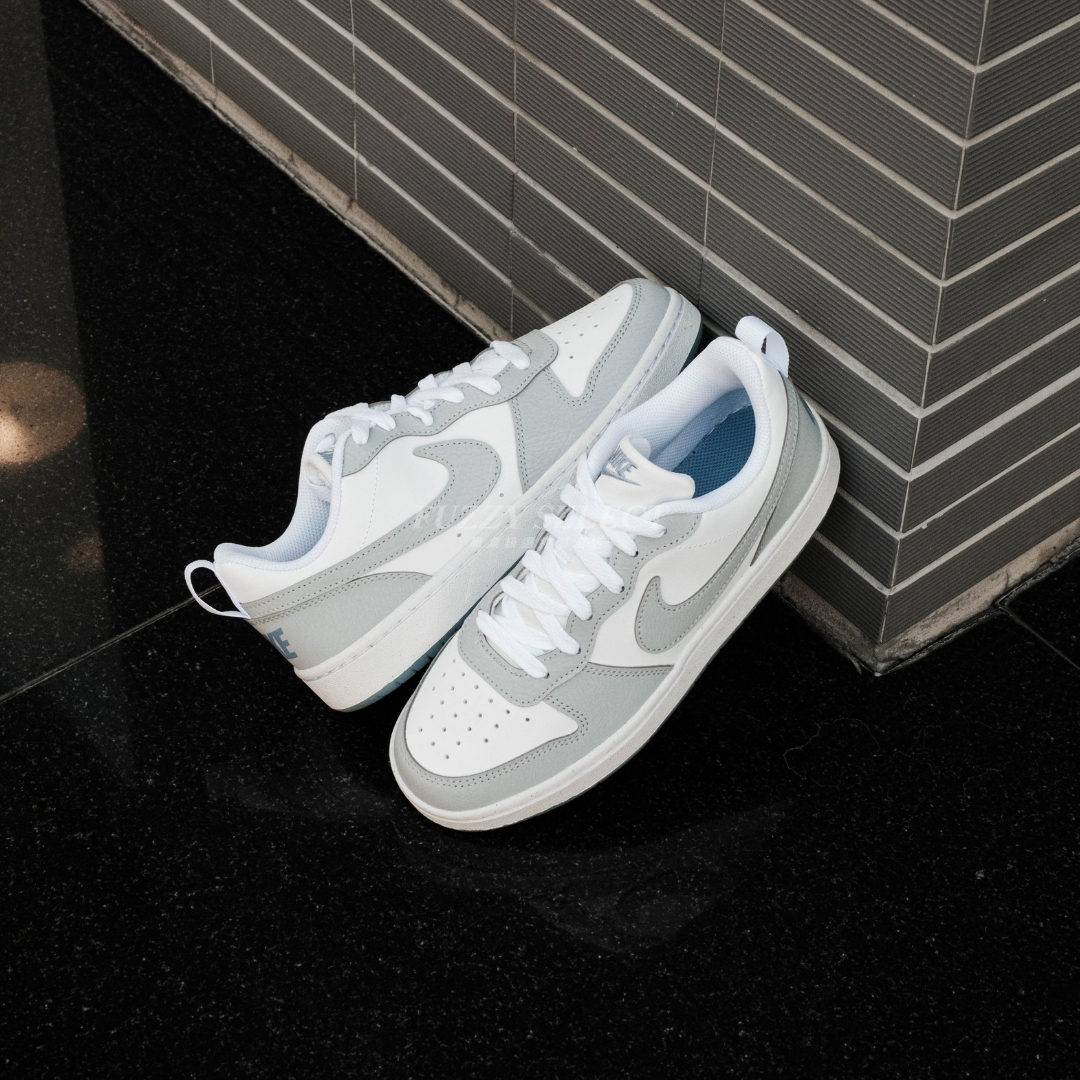 【逢甲 FUZZY】 Nike Court Borough GS "Grey Blue" 小Dnuk 灰藍 IH4519-100