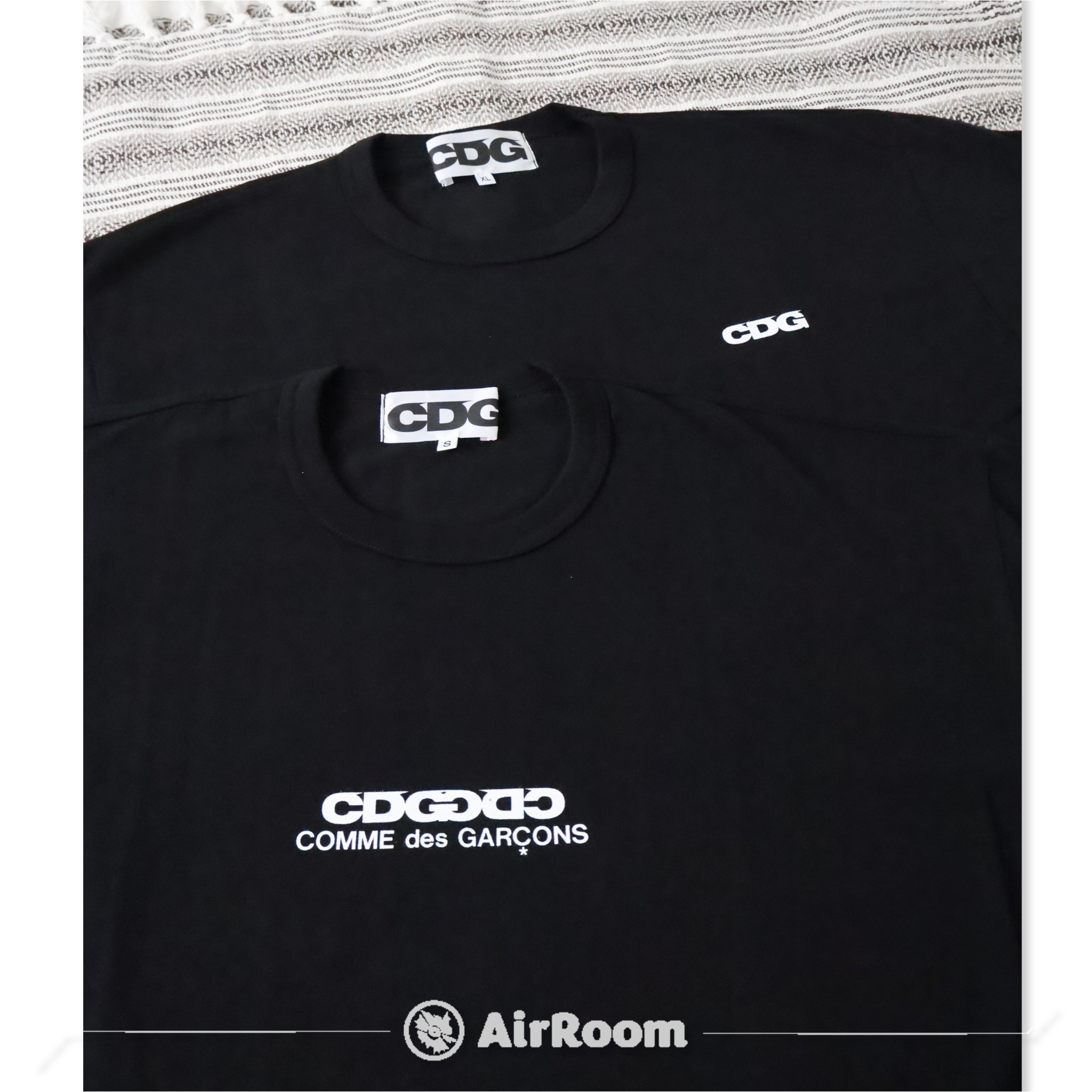 2026SS COMME des GARCONS CDG OVERSIZED T-SHIRT4 雙字體 寬版 川久保玲 短T 現貨 SZ-T063