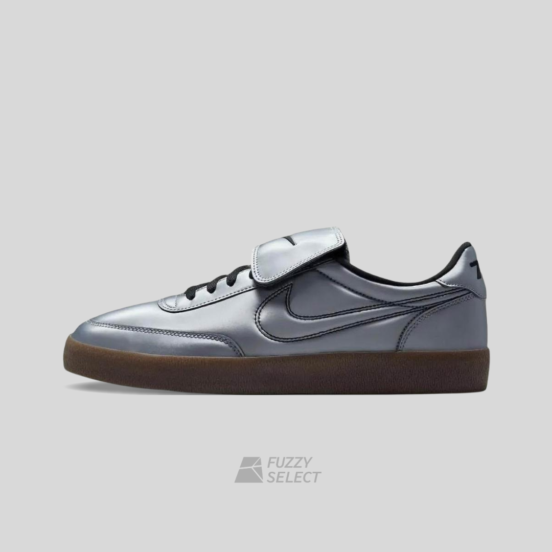 【逢甲FUZZY】Nike Killshot 2 "Tiempo" 外翻鞋舌 黑縫線 皮革 復古 銀 德訓鞋 IM4842-099