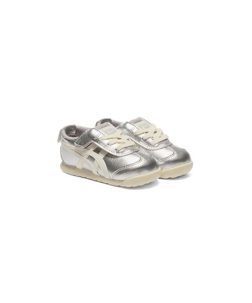 Onitsuka Tiger Mexico 66 Kids 銀白 銀色 魔鬼氈 鬼冢虎 小童 中童 童鞋 1184A074-020