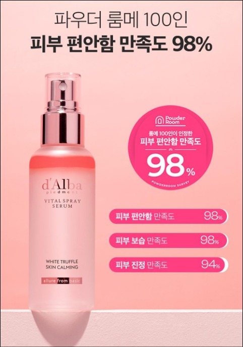 D'Alba 白松露活力噴霧100ML +100ML T308 (2-3星期寄出)