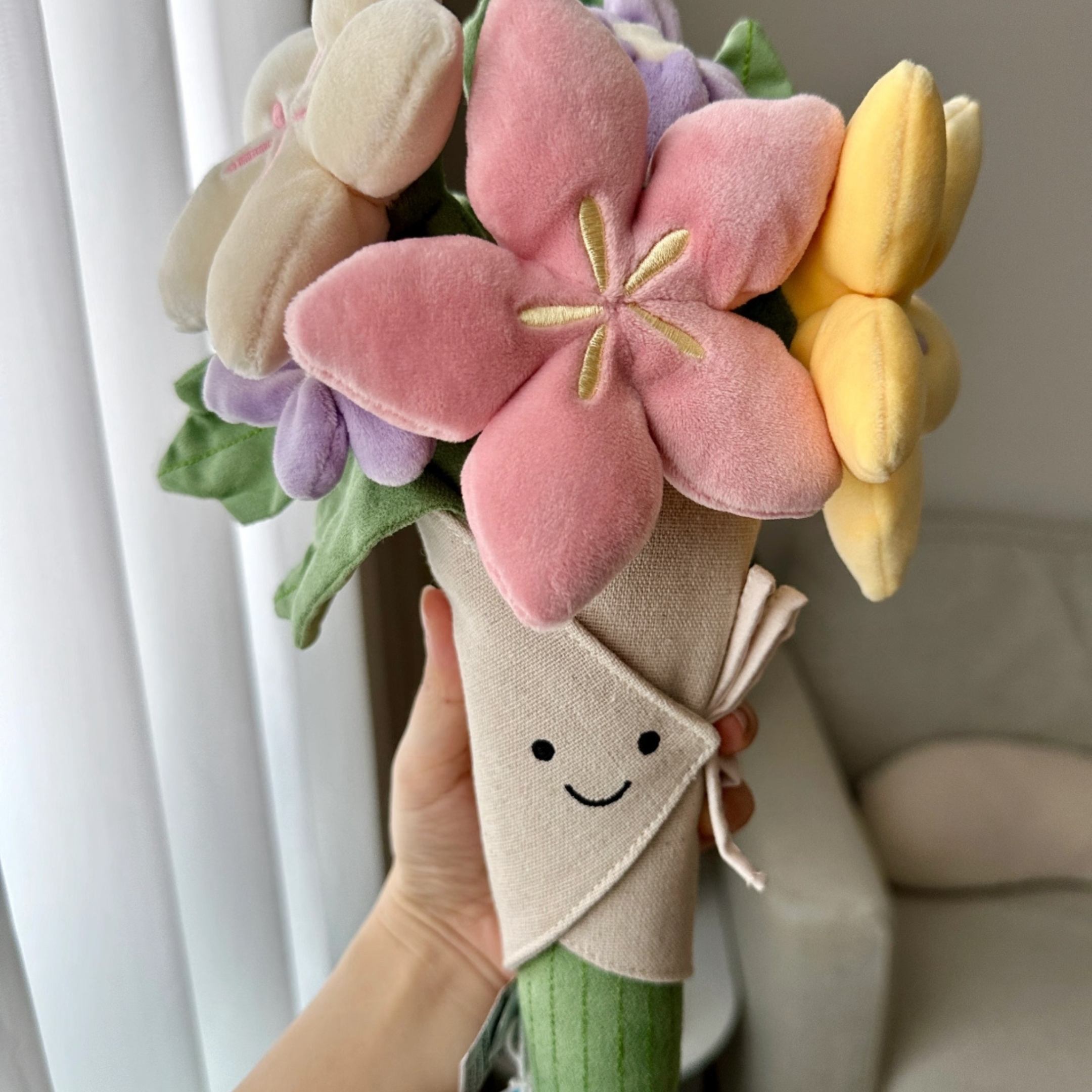 NICEDAY 代購 Jellycat 捧花 花 花束 求婚 情人節禮物 絨毛 娃娃 毛絨玩偶 可愛