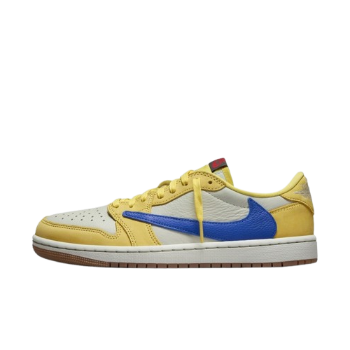 【代購商品】AIR JORDAN 1 LOW OG X TRAVIS SCOTT CANARY 倒勾 低筒 DZ4137-700