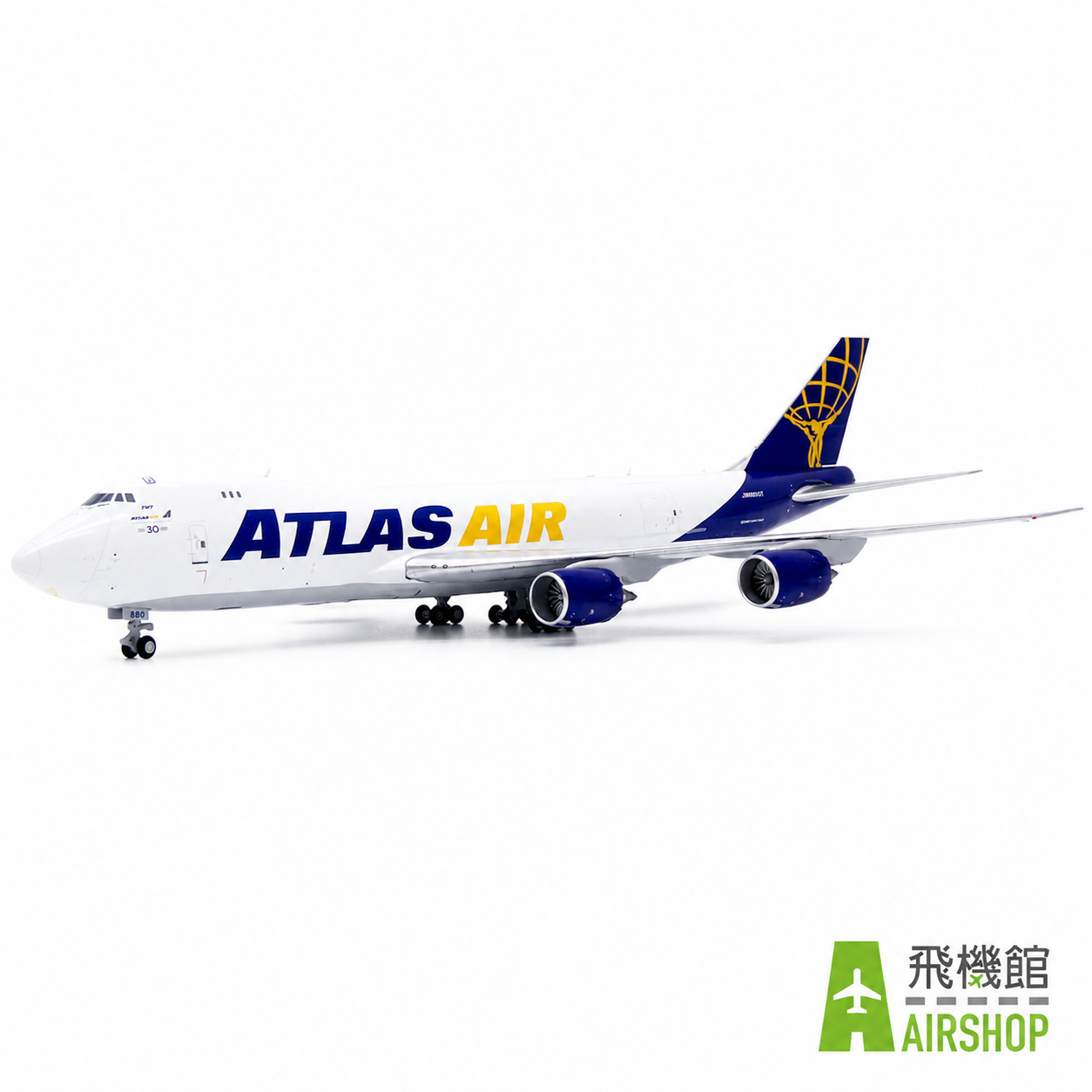 JC wings 1/400 亞特拉斯航空 波音747-8F N860GT 30標誌