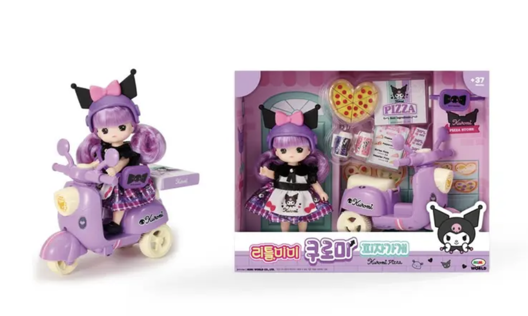 韓國 Kuromi x Little Mimi Pizza 店