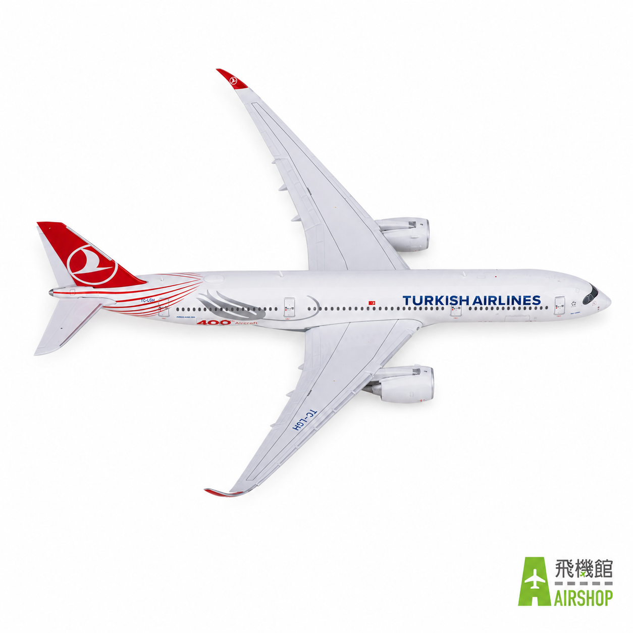 JC wings 1/400 土耳其航空 A350-900XWB  TC-LGH 第 400 架飛機 襟翼放下版
