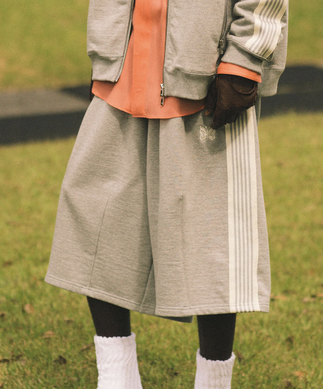 現貨 | NEEDLES 別注 H.D. Track Shorts - Cotton Jersey