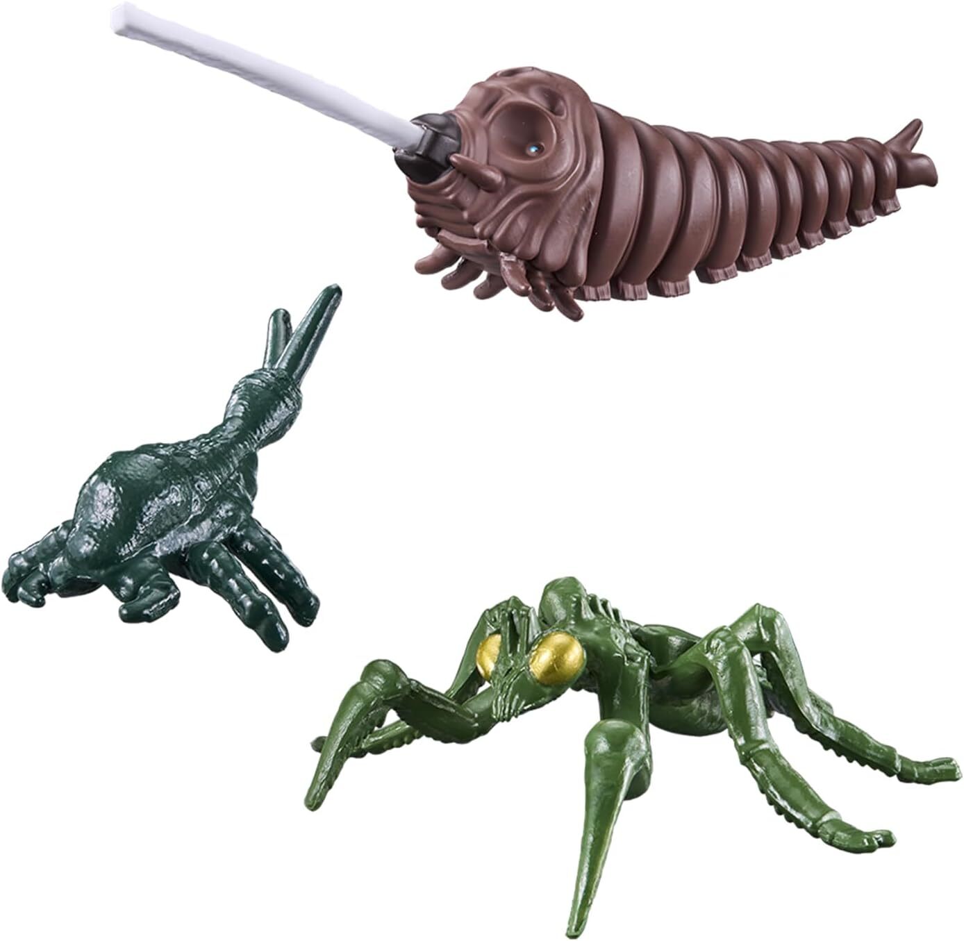 《 BANDAI 萬代 》 代理版 哥吉拉宇宙 摩斯拉幼蟲&卡馬奇拉斯&衝擊龍 BAT-804694