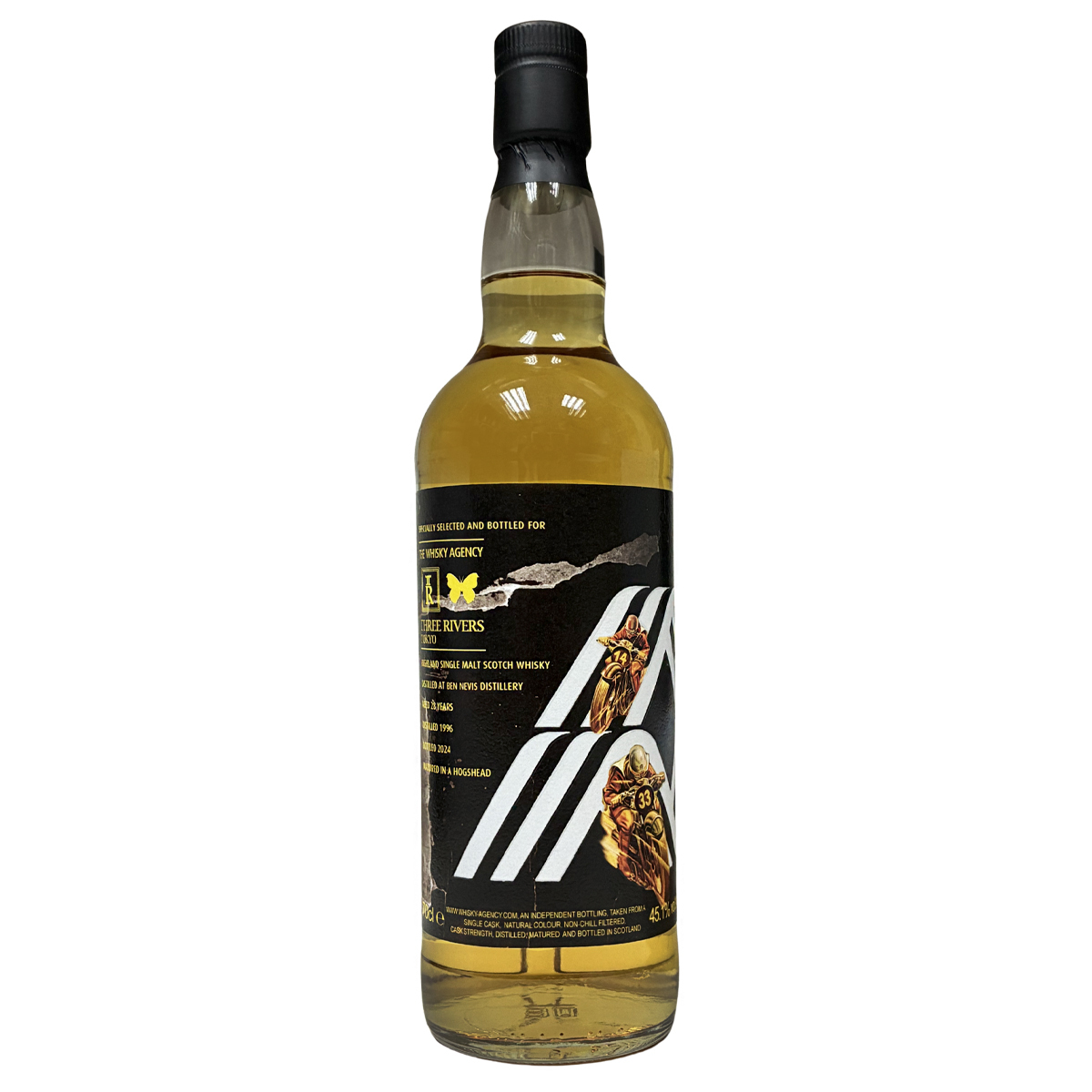 The Whisky Agency Ben Nevis 1996 28 Years Old Joint bottling with Three Rivers Tokyo 45.1%