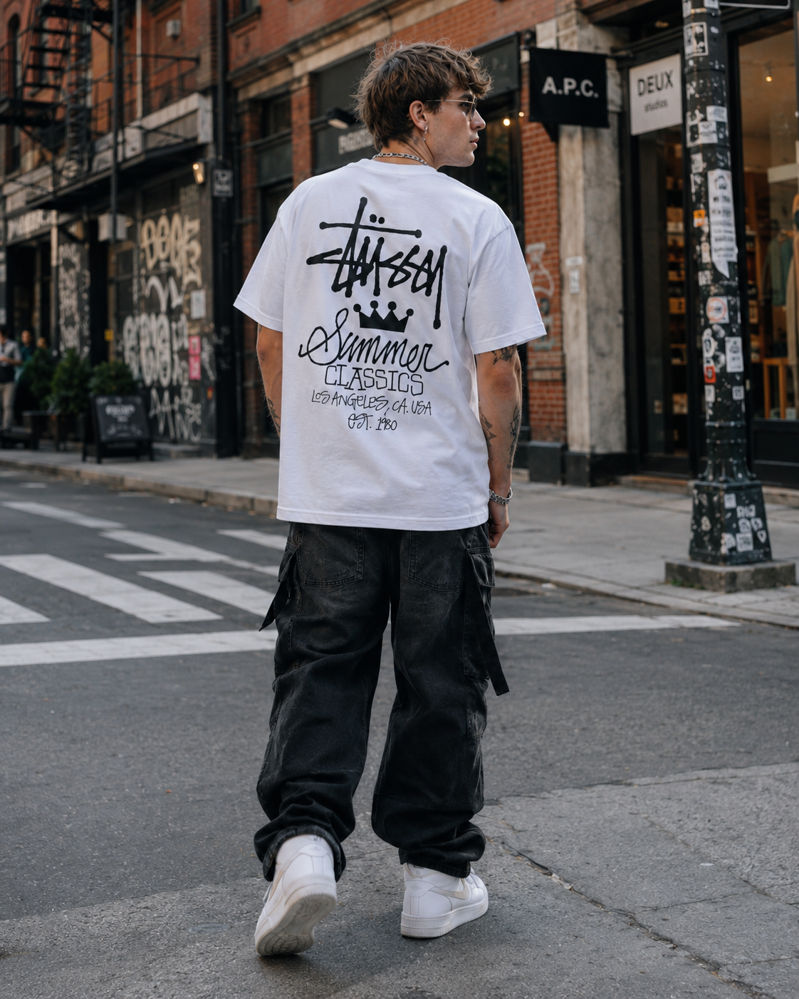 STUSSY SUMMER CLASSICS TEE 26SS 夏日 皇冠 美式 塗鴉 短T