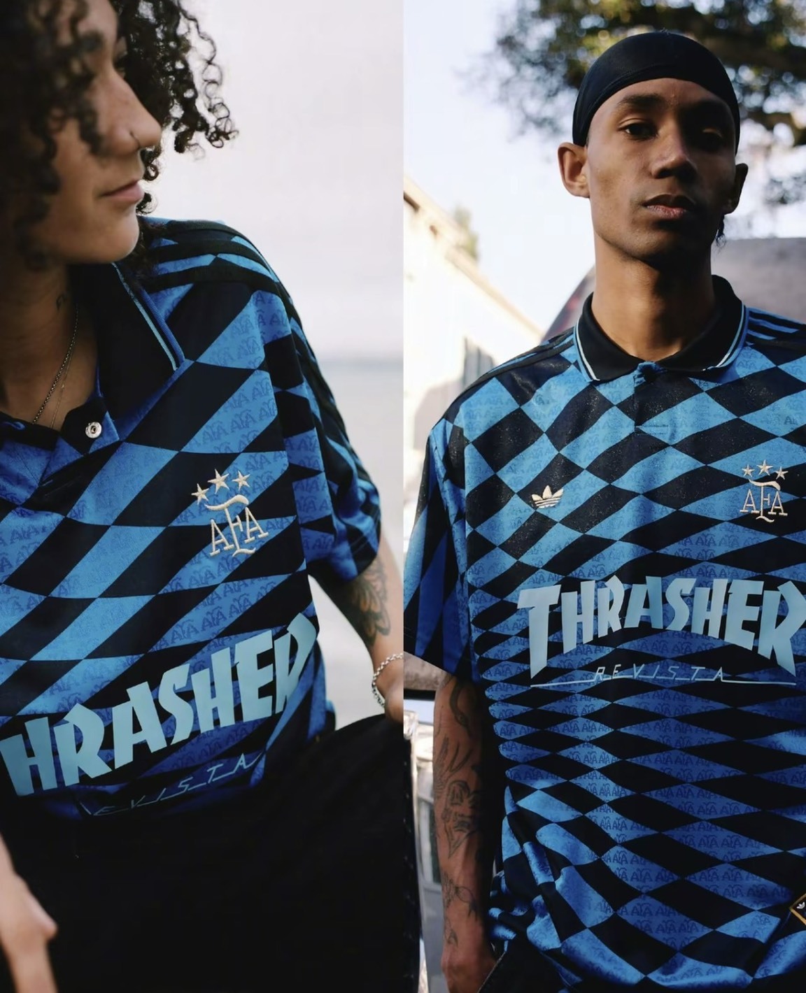 【代購】 adidas x Thrasher 阿根廷國家隊滑板足球球衣 短袖黑 傳奇聯名/黑魂 KX4551