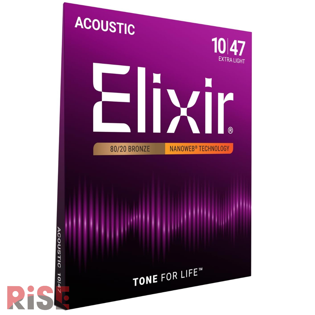 ELIXIR 10-47 木吉他弦 POLYWEB 奈米包覆塗層 黃銅 11002