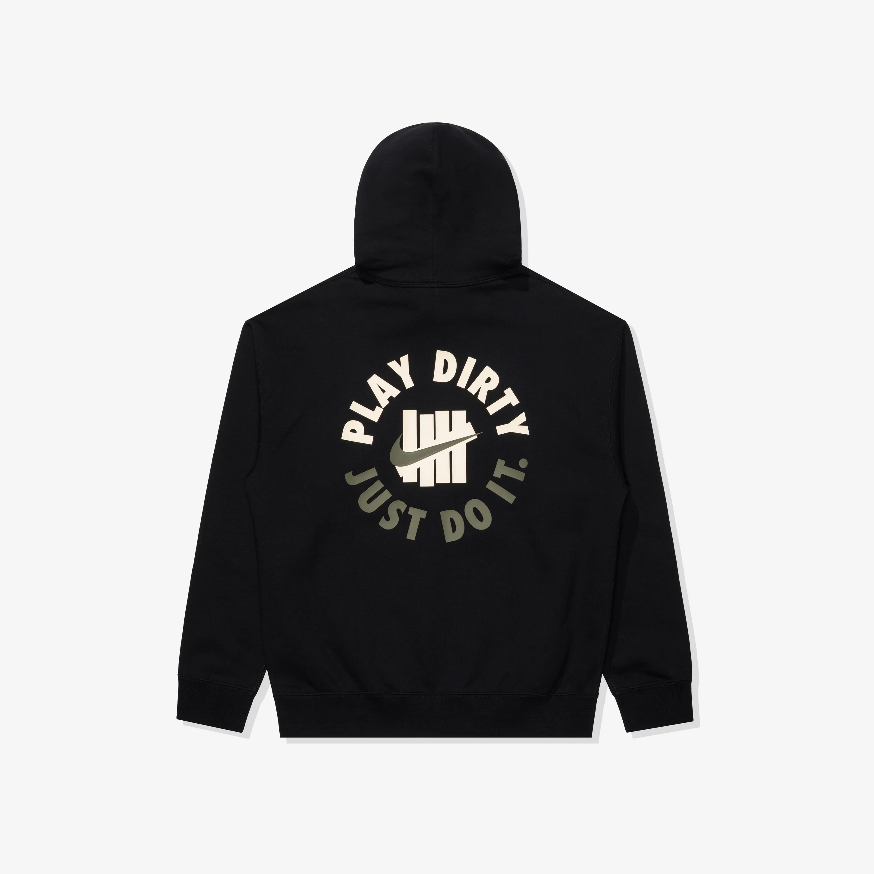 -(B3d01)-UNDEFEATED UACTP X NRG MEN'S HOODIE 聯名款 文字 柵欄帽T-IQ7362 黑(010)/灰 (063)