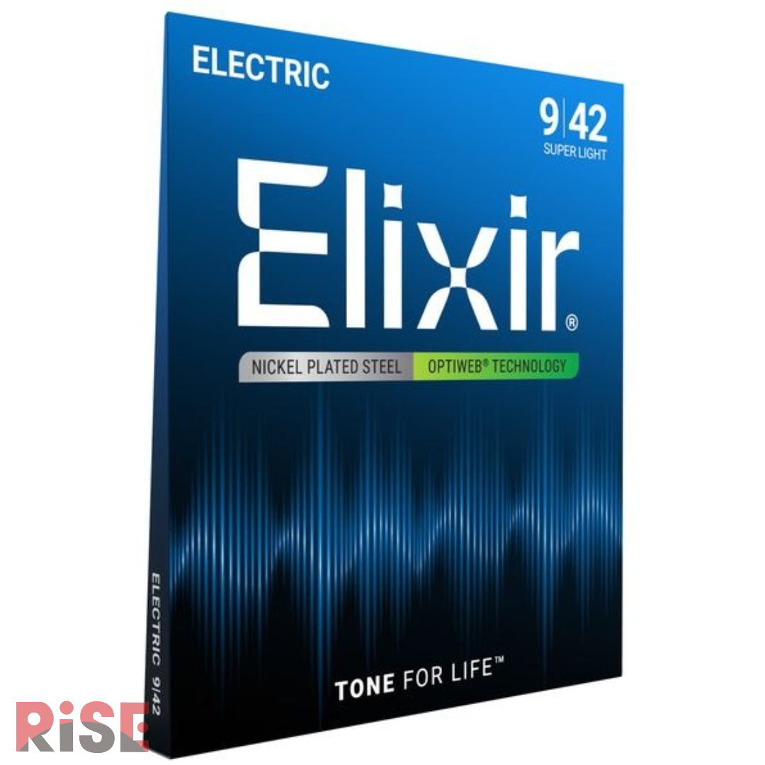 ELIXIR 09-42 OPTIWEB 電吉他弦 奈米包覆層 超薄型 19002