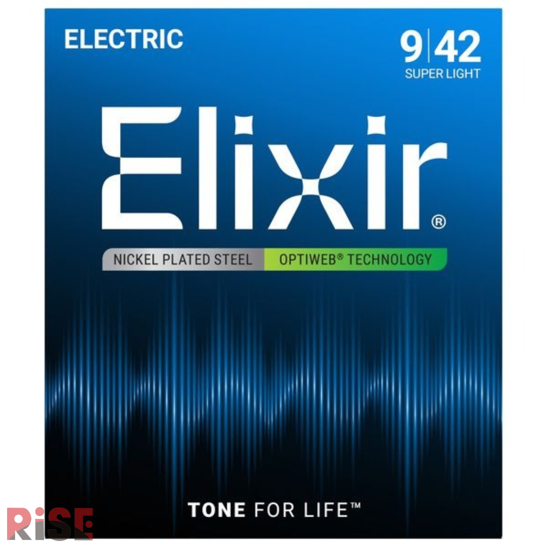 ELIXIR 09-42 OPTIWEB 電吉他弦 奈米包覆層 超薄型 19002