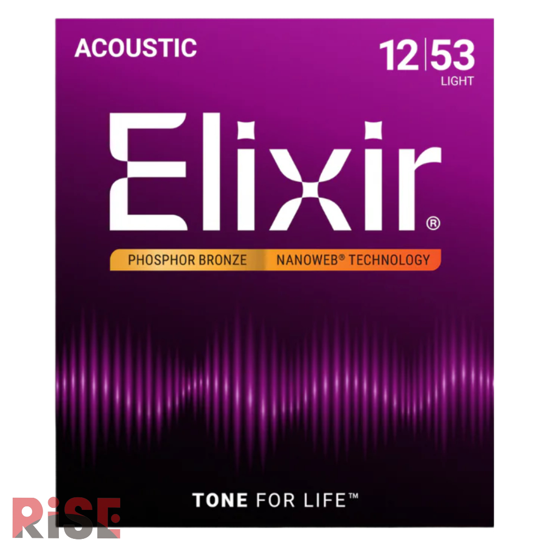 ELIXIR 12-53 木吉他弦 NANOWEB 青磷銅(紅銅) 奈米包覆塗層 16052