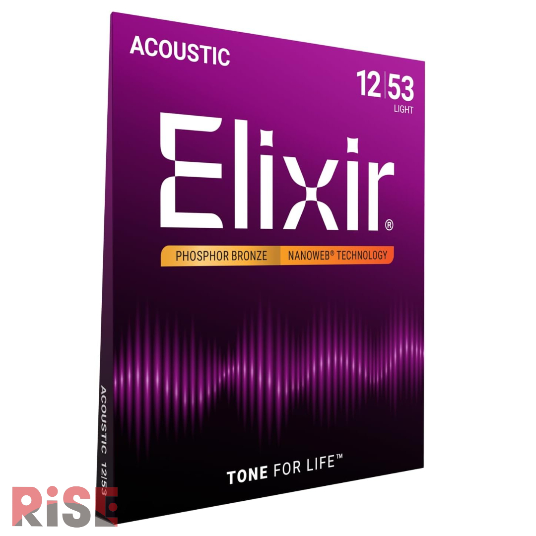 ELIXIR 12-53 木吉他弦 NANOWEB 青磷銅(紅銅) 奈米包覆塗層 16052