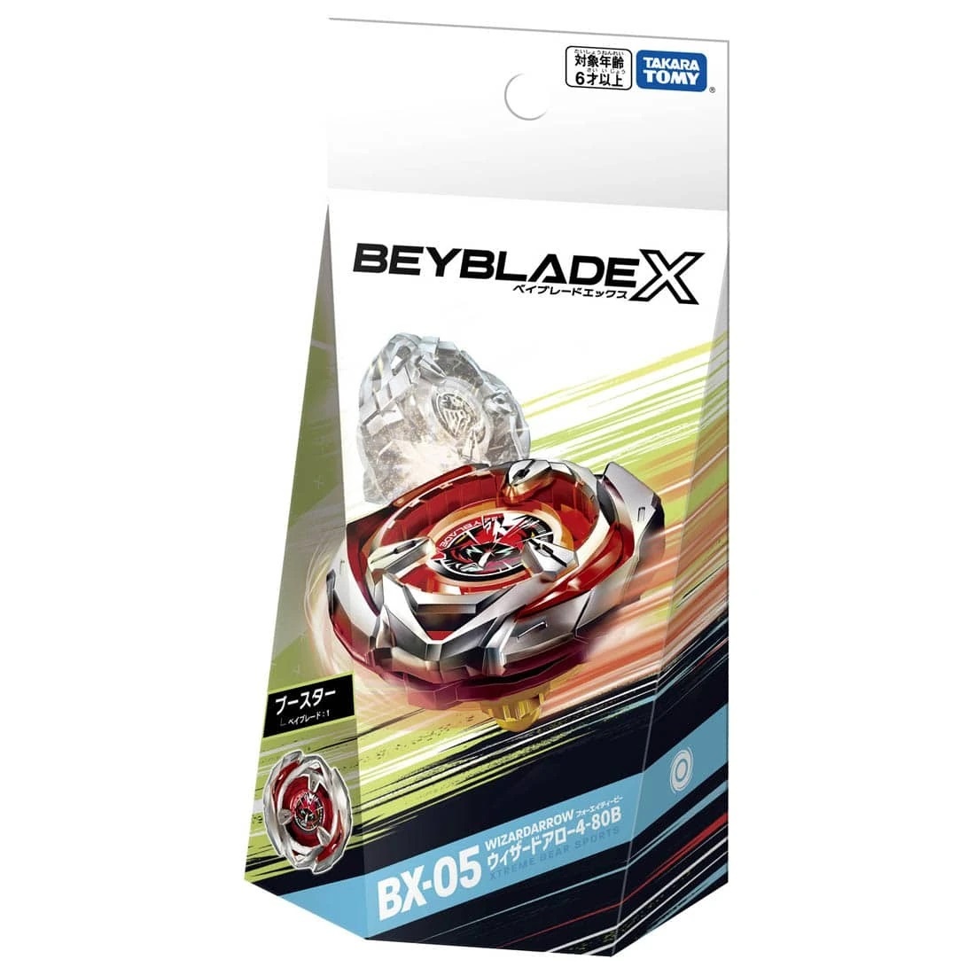爆旋陀螺 Takara Tomy Beyblade X BX-05 Booster Wizard Arrow 4-80B