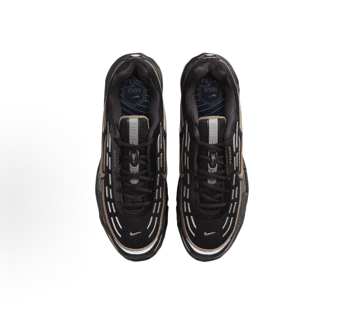 【代購】 Nike Air Max TL 2.5 科技金屬黑全掌氣墊休閒鞋 千禧黑魂/復古 FZ4110-016