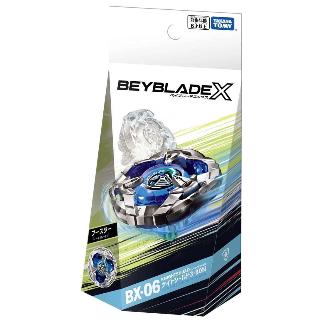 爆旋陀螺 Takara Tomy Beyblade X BX-06 Booster Knight Shield 3-80N