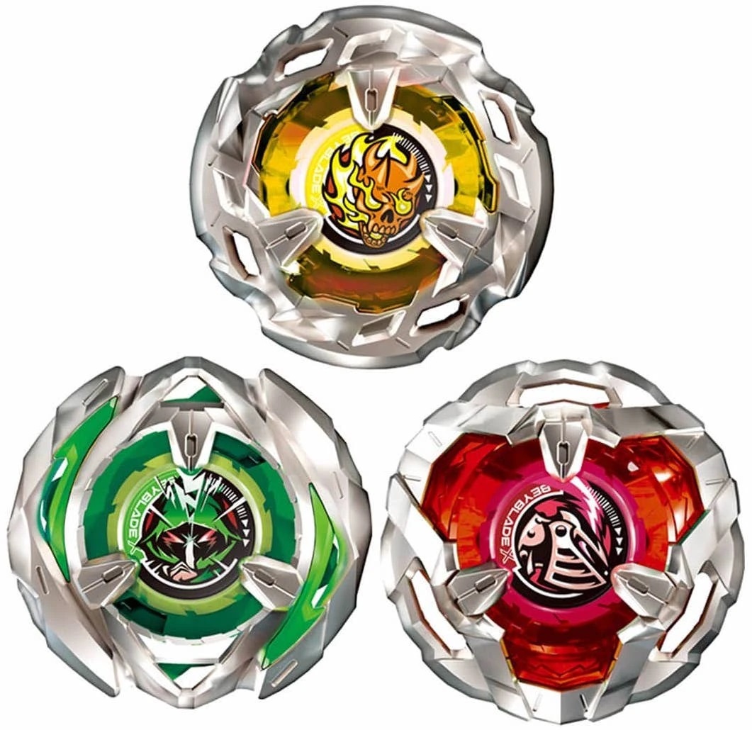 爆旋陀螺 Takara Tomy Beyblade X BX-08 3 on 3 Deck Set
