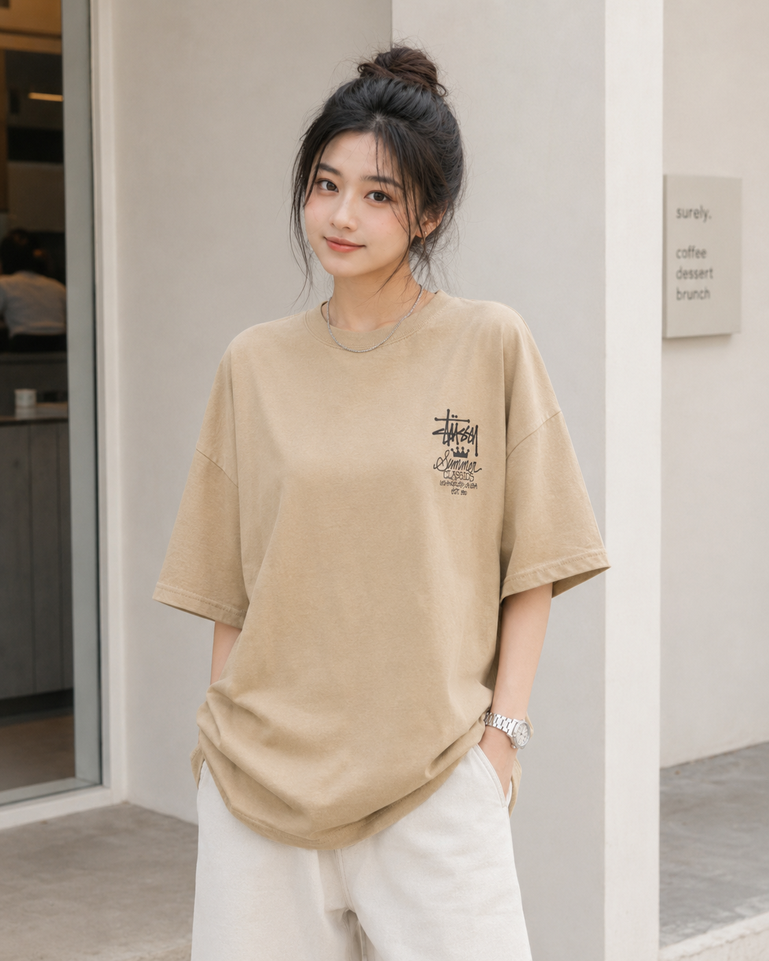 STUSSY SUMMER CLASSICS TEE 26SS 夏日皇冠美式塗鴉短T