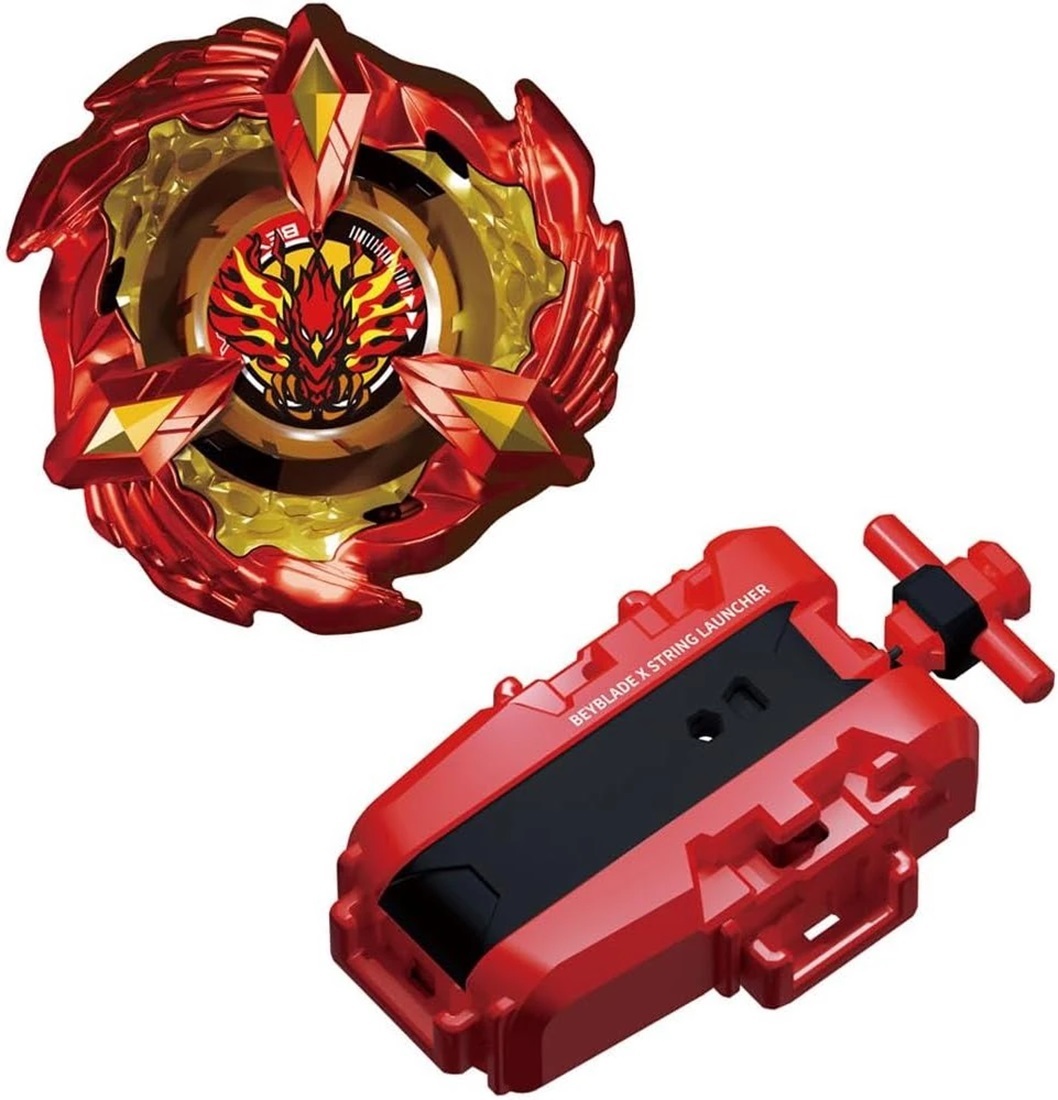 爆旋陀螺 Takara Tomy Beyblade X BX-23 Starter Phoenix Wing 9-60GF Metallic Red